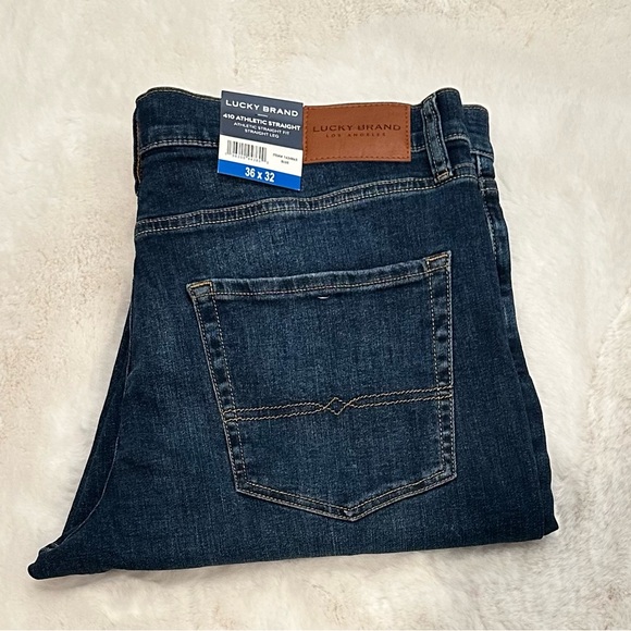 Lucky Brand Men’s 410 Athletic Straight Fit 2 Way Stretch Jeans - Picture 9 of 9